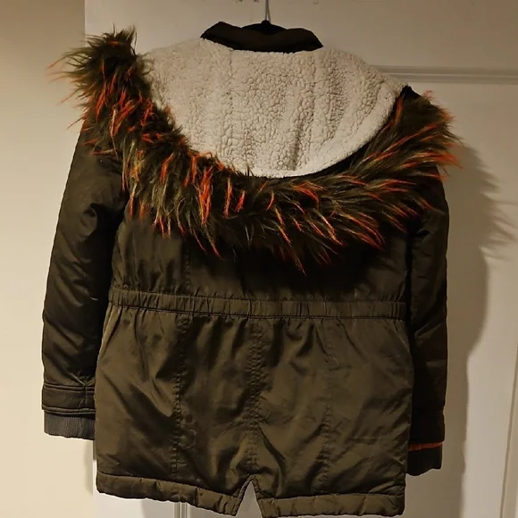 Appaman Girl's Olive Green Parka Jacket Size 10 Puffers